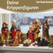 KI-generiertes Bild,XL Krippenfiguren Set 9 Figuren 15cm Traditionell Handbemalt Krippe Krippenset