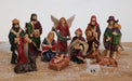 Krippenfiguren Set 11 Figuren 10cm Traditionell Handbemalt Krippe Krippenset Xmas