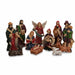 Krippenfiguren Set 11 Figuren 10cm Traditionell Handbemalt Krippe Krippenset Xmas