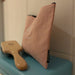 2x Reise Waschtasche Rosa Weiß 25x19cm 21x11cm Set Kulturtasche Kulturbeutel