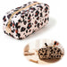 Mimi's Glow Kosmetiktasche Suki 21x7cm Leo Beige Schminktasche Mäppchen