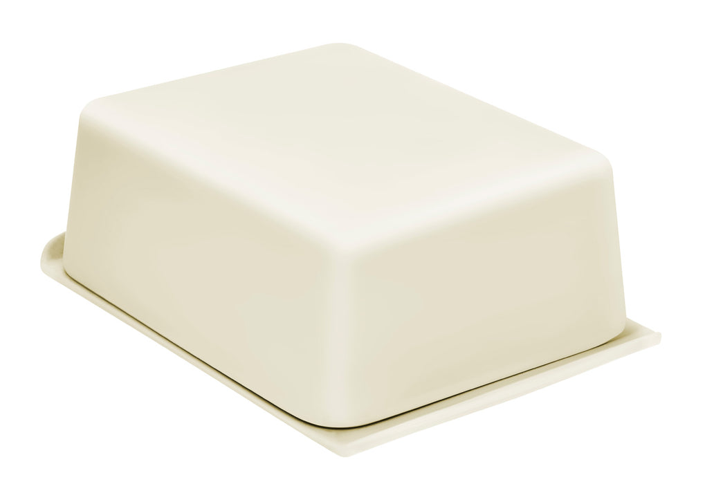 Natur-Design Butterdose 15x10cm Beige Made in Germany 250gr Deckel Butterglocke
