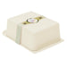 Natur-Design Butterdose 15x10cm Beige Made in Germany 250gr Deckel Butterglocke