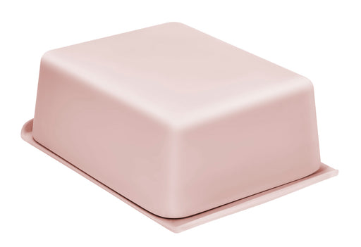 Natur-Design Butterdose 15x10cm Rosa Made in Germany 250gr Deckel Butterglocke