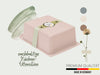 Natur-Design Butterdose 15x10cm Rosa Made in Germany 250gr Deckel Butterglocke