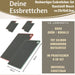 KI-generiertes Bild,6x Kunststoff Essbrettchen 23x16cm 6´er Set Grau Rutschfest Frühstücksbrettchen