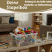 KI-generiertes Bild,Stapelbox Allzweckbox 30x20x15cm mit Deckel Transportbox Stapelkiste