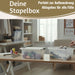 KI-generiertes Bild,Stapelbox Allzweckbox 3´er Set 30x20x15cm mit Deckel Transportbox Stapelkiste