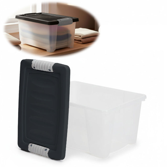 Stapelbox Allzweckbox 30x20x15cm ♻️ mit Deckel Transportbox Stapelkiste