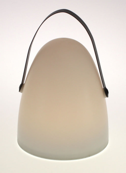 LED Gartenlaterne 25cm Weiß Grau Timer Camping-Leuchte Windlicht