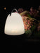 LED Camping-Leuchte 18x13cm Schwarz Weiß tragbar Gartenlaterne Windlicht