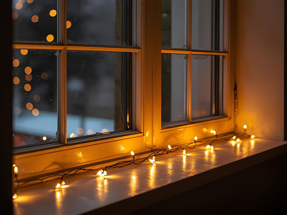 USB LED Lichterkette 100 Lampen 7,4 Meter 8 Lichteffekte Timer Batterie Warm-Weiß