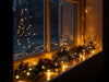 USB LED Lichterkette 100 Lampen 7,4 Meter 8 Lichteffekte Timer Batterie Warm-Weiß