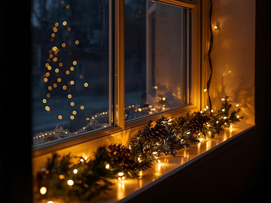 USB LED Lichterkette 100 Lampen 7,4 Meter 8 Lichteffekte Timer Batterie Warm-Weiß