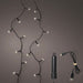USB LED Lichterkette 100 Lampen 7,4 Meter 8 Lichteffekte Timer Batterie Warm-Weiß