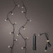 USB LED Lichterkette 100 Lampen 7,4 Meter 8 Lichteffekte Timer Batterie Warm-Weiß