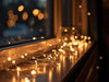 USB Micro LED Lichterkette 100 Lampen 9,9 Meter 8 Lichteffekte Timer Batterie Warm-Weiß