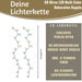 KI-generiertes Bild,LED Lichterkette Kugeln Soft Multi Colour 60 Lampen 4,5 Meter Timer Batterie