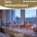 KI-generiertes Bild,LED Lichthaus 12,5cm 2x AA Batterie für Weihnachtsstadt Weihnachtsdorf