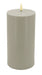 KI-generiertes Bild,Solar Outdoor LED 3D Stumpenkerze 10x7,5cm Sand Timer Kunststoff flackernde Kerze