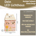 KI-generiertes Bild, LED Lichterhaus Nyhavn 19cm Rosa Keramik Fachwerkhaus Leuchthaus