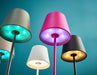 LED Touch RGB Tischlampe Ribe Magenta 38cm kabellos Tischleuchte Dimmer Outdoor