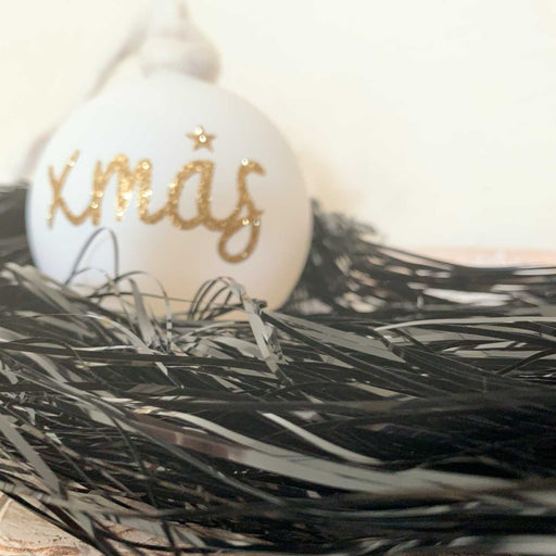 KI-generiertes Bild,Vinyl-Lametta 100x40cm Schwarz Vorhang Girlande Party Fasching Karneval