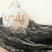 KI-generiertes Bild,Vinyl-Lametta 100x40cm Schwarz Vorhang Girlande Party Fasching Karneval