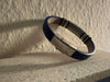 Elegantes Unisex Lederarmband 21cm Sylt Anker Motiv Blau Silber Echtleder