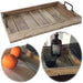 KI-generiertes Bild XXL Mango Serviertablett 56x39cm B-Ware Holz-Tablett Dekotablett Griff Henkel Shabby