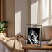 KI-generiertes Bild,Eleganter Glas Bilderrahmen Oslo 13x18cm Schwarz Klar Durchsichtig Fotorahmen