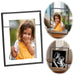 KI-generiertes Bild Eleganter Glas Bilderrahmen Oslo 13x18cm Schwarz Klar Durchsichtig Fotorahmen