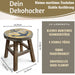 Holz Pflanzenhocker 26x20cm Maritim Ocean Mini Tisch Deko Hocker Blumenständer