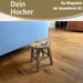 Holz Pflanzenhocker 26x20cm Maritim Ocean Mini Tisch Deko Hocker Blumenständer