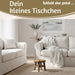 KI-generiertes Bild,Holz Pflanzenhocker 26x20cm Maritim Ocean Mini Tisch Deko Hocker Blumenständer