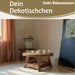 KI-generiertes Bild,Holz Pflanzenhocker 25x12cm Rund Mini Tisch Deko Hocker Blumenständer