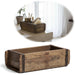 KI-generiertes Bild Original Holz Ziegelform Unika 31x15cm Braun alte Backsteinform Cutlery Deko