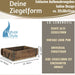 KI-generiertes Bild,Holz Ziegelform Unika 32x30x12m Braun Schublade alte Backsteinform Cutlery Deko