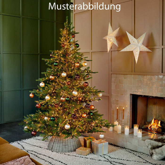 KI-generiertes Bild,3D Leuchtstern Papierstern Ø 60cm Rot 20 LED Beleuchtet Weihnachtsstern