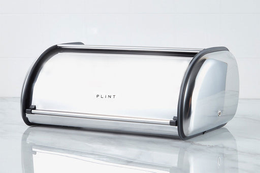 Vintage Brotkasten Chrom Silber 34cm Metall Retro Brotbox Aufbewahrungskorb