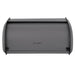 KI-generiertes Bild,Vintage Brotkasten Grau Almost Black 34cm Metall Retro Brotbox Aufbewahrungskorb