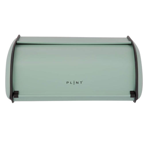 Vintage Brotkasten Leaf Grün 34cm Metall Retro Brotbox Aufbewahrungskorb