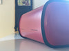 KI-generiertes Bild,Vintage Brotkasten Rot 34cm Metall Retro Brotbox Aufbewahrungskorb