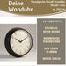 Nostalgische Metall Wanduhr Schwarz 23cm Vintage Küchenuhr Bürouhr Retro Look