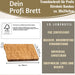 KI-generiertes Bild,Profi Holz Schneidebrett Stirnholz 36cm XL Bambus Küchenbrett Tranchierbrett