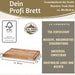 KI-generiertes Bild,Profi Holz Schneidebrett Teak 40cm XL Teakholz Küchenbrett Tranchierbrett