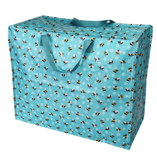 XXL Jumbo Bag Bumblebee Türkis 55cm Recycelt Aufbewahrungstasche Einkaufstasche