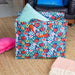 XXL Jumbo Bag Blumen Marienkäfer 55cm Recycelt Aufbewahrungstasche Einkaufstasche