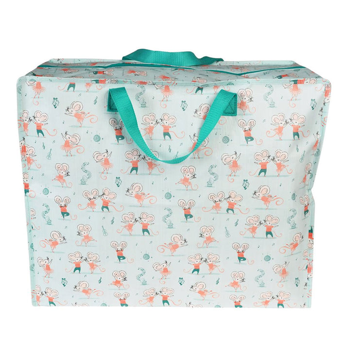 XXL Jumbo Bag Mimi Milo Mäuse 55cm Recyclet Aufbewahrungstasche Einkaufstasche