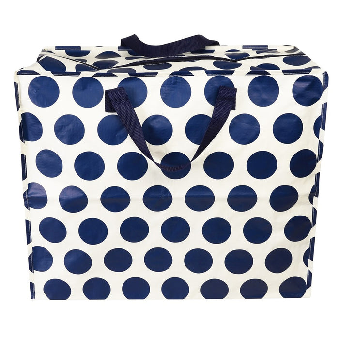 XXL Jumbo Bag Navy Blue Spotlight 55cm Recyclet Aufbewahrungstasche Einkaufstasche